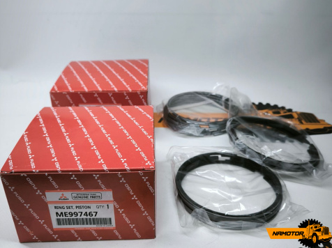 Кольца поршневые 6M60. 6D16T. (компл на двс) 20143, 33942, ME996591, ME996592, ME997999. ORIGINAL