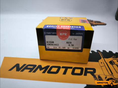 Кольца поршневые на двигатель RD28 / RD28-T 0.5  NPR. (2.0 x 2.0 x 4.0mm) SDN30144  12033-22J11 / 12033-22J00 / 12033-40L11 / 12033-20V01