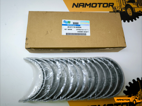 Вкладыши коренные СТД D2366, DE12 Daewoo BH115, BH 116, BH117, BH120, BS090, BS106, Novus 65.01110-6055A, 140103-00145, 14010300163, 140103-00144, 14010300145, 14010300144, 65011106055A, 65011106055А