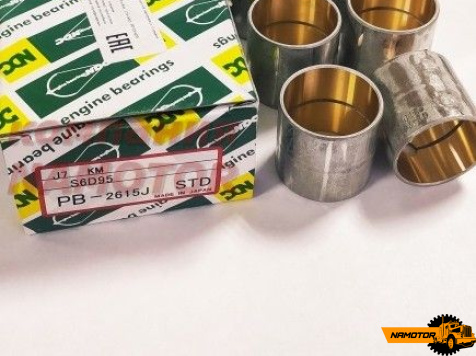 Втулка шатуна PB-2615J(с прорезью)=PB-2607 P8690L  P409H  6D95L 4D95 6206-31-3130/6207-31-3130/ 6204-31-3130  STD  шт