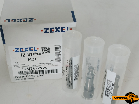 Плунжерная пара 140161-0120. 135176-2920. 140154-9420. 9 411 617 629. 9411617629. M30. V1505 D1005 ZEXEL