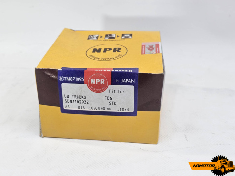 Кольца поршневые NISSAN FD6, ED6. 34045, 12040-Z5028, 24260, 12040-Z5005 "STD" NPR