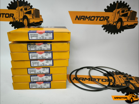 Кольца поршневые MMC S6A3. S12H. S12A2. 35A1701010.  35A17-01010 (D150 -3k-2.5-5mm) (компл на поршень)