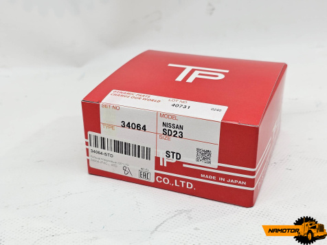 Кольца поршневые NISSAN SD23, SD25 SDN31-023ZZ, 23690,34064, 12033-L2000, 12033-L2002, 12033-L2003, 12033-L2004 "STD" TP Japan