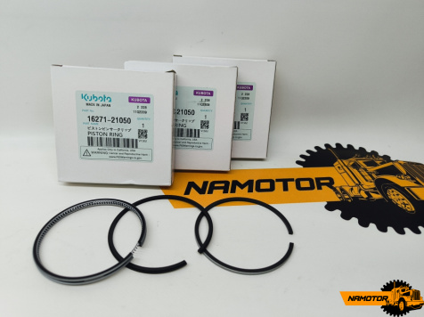 Кольца поршневые KUBOTA V1305, D1005, V1405. "STD" 16271-21050 (2*1,5*4 мм) (на 1 порш)