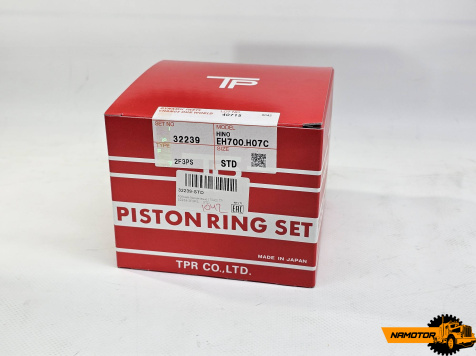 Кольца поршневые HINO H07C, EH700. 13011-1610B, 13011-1620, 13011-1010, 13011-1011, 13011-1021, 13011-2090, 13011-2070, 15135. "STD" ТР 32239 (3.0 x 2.5 x 2.5 x 5.0mm)