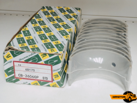 Вкладыши шатунные 6D170. SA6D170. SAA6D170. CB-2606GP  R8697K STD NDC Japan