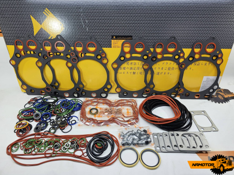 Ремкомплект двигателя KOMATSU 6D140-3. Полный Верх+Низ. JAPAN