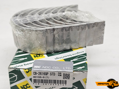 Вкладыши шатунные 4D105-5. 6136-31-3410/6138-36-3450 STD (ширина 33мм)  NDC