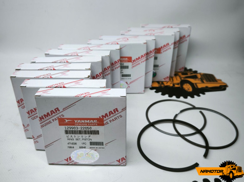 Кольца поршневые YANMAR 3TNE98 / 4TNE98 / 3TNC98 / 4TNC98 / 3TNV98 / 4TNV98 / 3TNE98 /, 129903-22050 STD. (Комплект на 1 порш)