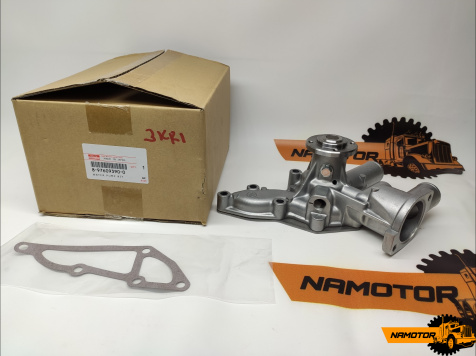 Помпа водяная ISUZU 3KR1. 3KR2. 8-97069-390-0. 8-97069-391-0. 8-97069-384-0. ISUZU Original 