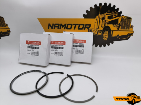 Кольца поршневые YANMAR 4TNV88, 3TNV88, 4D88, 3D88, 3TN88, 3TNE88, 4TN88, 4TNE88, 4TNC88, 3TNC88 (STD) (2х2х4 мм) 129903050, 129005-22950, 129001-22500  шт