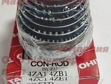 Вкладыш шатунный 4FA1,AFA1-T,4FB1,4FB1-T,4FC1,4FC1-T,4FD1,4FE1,4FE1-T,4FG1, 4ZA1, 4ZB1, 4ZC1, 4ZD1 R176 STD  