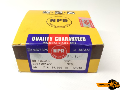 Кольца поршневые NISSAN SD23, SD25 SDN31-023ZZ, 23690,34064, 12033-L2000, 12033-L2002, 12033-L2003, 12033-L2004 "STD" NPR