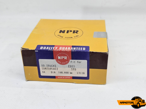 Кольца поршневые NISSAN FD33, ED33. SDN31-050ZZ, 23015, 34015, 12033-T9303, 12033-T9306, 12033-W4200 (2x2x4) STD  NPR