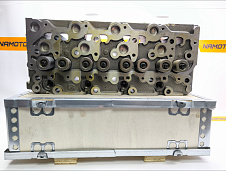 Головка блока цилиндров (ГБЦ) Kubota V2203-B, V2403 1G855-03042 в сборе (форсунка вкручивается)