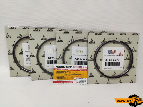 Кольца поршневые DEUTZ BF4M BFM2012, TCD 2012 ф101.00mm 04252677 (4252677, 0425-2677, 10191N0, 800057310000, 04501092, 4501092, 0450-1092, 8915630000, 08-127900-00, 9-1563-00, 04504277, 4504277, 0450-4277, 04291025, 4291025, 0429-1025, 04505303)