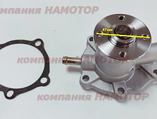 Помпа водяная Kubota D902. D722. D782. Z430. D600. D479. D750. D733. D850. D950. V1100. V1200. 1553473030. 15534-73030. J2120-0060C, 15552-73032