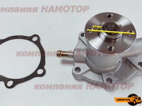 Помпа водяная Kubota D902. D722. D782. Z430. D600. D479. D750. D733. D850. D950. V1100. V1200. 1553473030. 15534-73030. J2120-0060C, 15552-73032