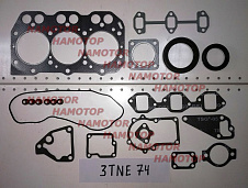 Ремкомплект двигателя YANMAR 3TNE74. 3D74 719623-92650