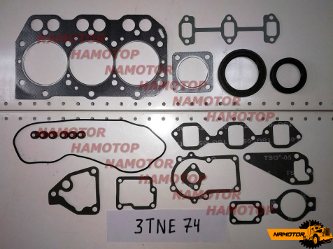 Ремкомплект двигателя YANMAR 3TNE74. 3D74 719623-92650