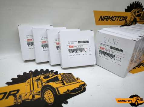Кольца поршневые ISUZU 3LB1, 4LB1, 3LC1, 4LC1, 8-97113-762-3, 8-97034-609-0, SJI10-213ZZ (2x1.5x3.5 мм)  (STD)  ORIGINAL Компл на поршень.
