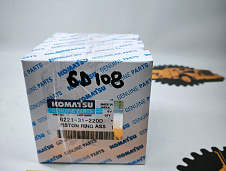 Кольца поршневые KOMATSU 6D108. SA6D108. 6221-31-2200 STD ORIG (2.5k-2.5k-4mm)