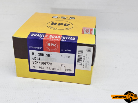Кольца поршневые MMC 6D14T. 20026, 21010, ME997423, ME997439, ME033904 "STD" NPR