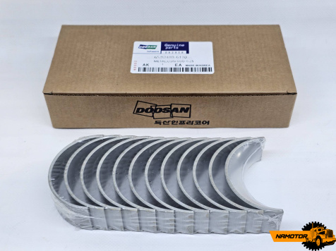 Вкладыши шатунные DOOSAN DL08. DE08. 140112-00012. 140112-00011.  65.02410-6130 STD EURO3 (29mm)
