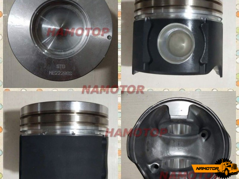 Поршень ДВС MITSUBISHI 4M50, 4M50T. ME032686; ME222982; ME222983; ME227615; ME227616; ME308006. ME227603. ME222982. ME227615. ME227602. ME223047. EURO 3. (ФК=60,4 мм). ALFIN/GAL