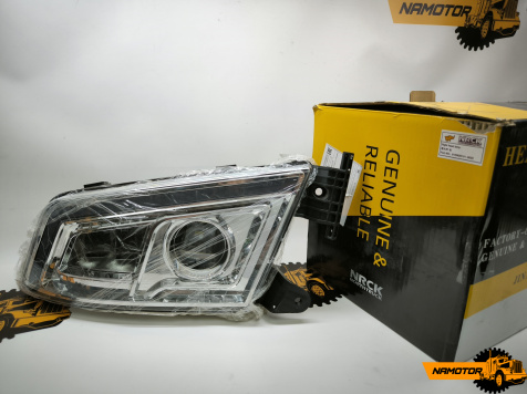 Фара левая LED линза Sinotruk Sitrak C7H 812W25101-6022, 812W251016022