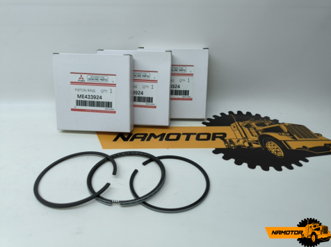 Кольца поршневые MMC K3F. K4F. K4H. S3L2. S4L2. S3L. S4L. ME433924. 31A17-00010, MM433921. "STD" RIK (2,5-2-4mm) Japan 