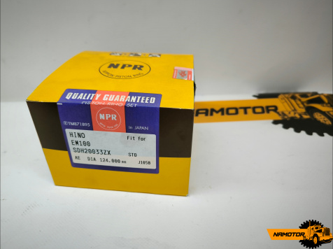 Кольца поршневые HINO  EM100 SDH20-033ZX 15801/32283 13011-1921/ 13011-1931/13019-1540 EM100 STD NPR