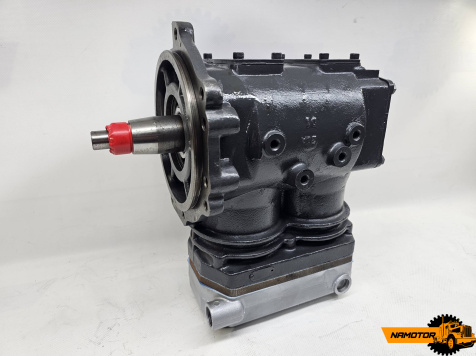 Компрессор воздушный D6AV. D6AC. D6CA. D6AB грузовой Hyundai Trago Gold HD270 (h цил=102, dвала=35, dконическийвал=38, 35, 30резьба, 18 привод-шпонка) 2-голов 3830083400 3830083450 3830083212 3831183101 3830083401 NEW WABCO