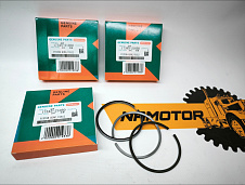 Кольца поршневые KUBOTA V1512. D1102, V1502, D725, Z650, Z750, Z751, D1100, D1101, V1500, V1501. 17345-21050.15221-21050 (STD). D76=2,5Hk-2-5mm. Japan