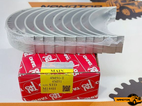 Вкладыши коренные 4M50, 4M51, M144H, MS-1836GP, ME995143, ME995144, ME995145, ME995146, ME995147  (SIZE STD) TAIHO