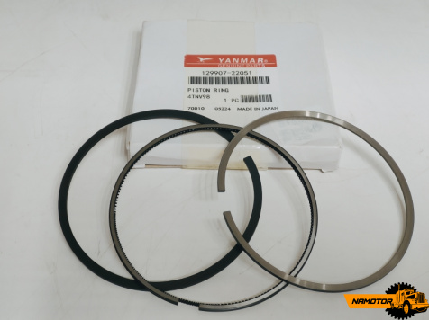 Кольца поршневые YANMAR 3TNE98, 4TNE98, 3TNC98, 4TNC98, 3TNV98, 4TNV98, 729350-22501, 129003-22050 (STD) (2к-2-3 мм). шт